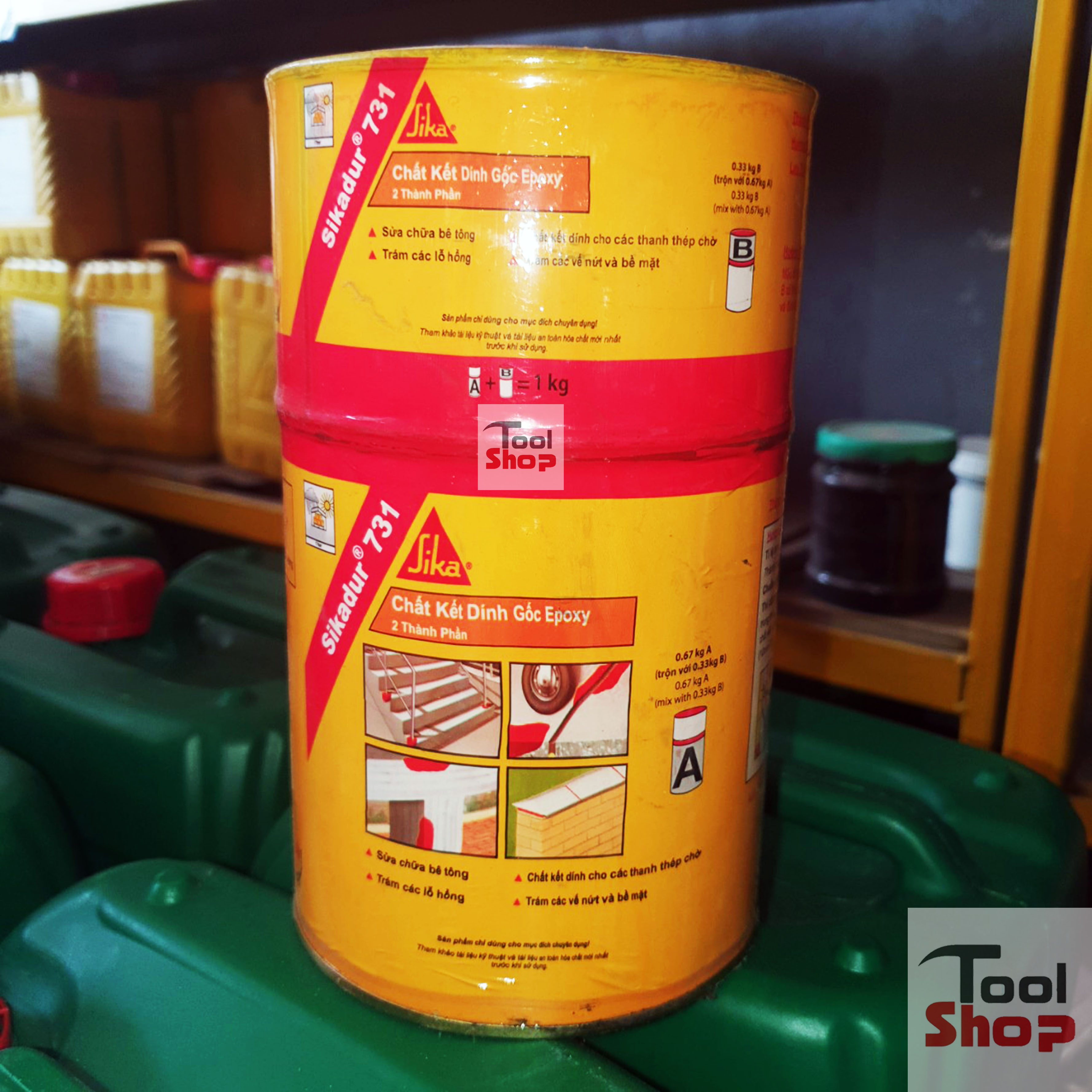 Sikadur 731 - Chất kết dính gốc Epoxy, 2 thành phần