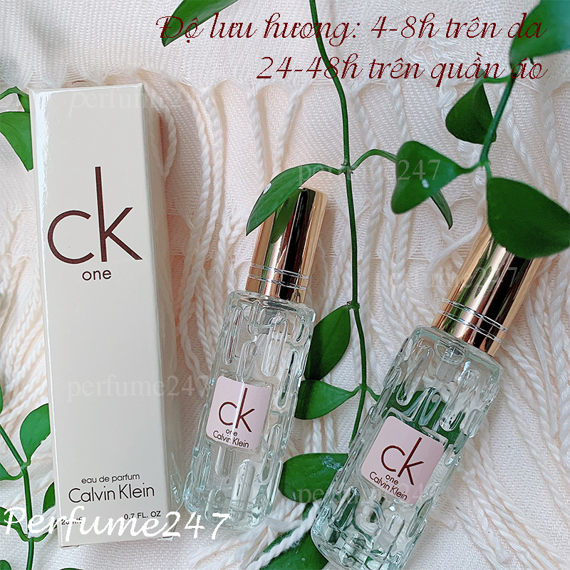 Combo 2 chai nước hoa nam ck20ml