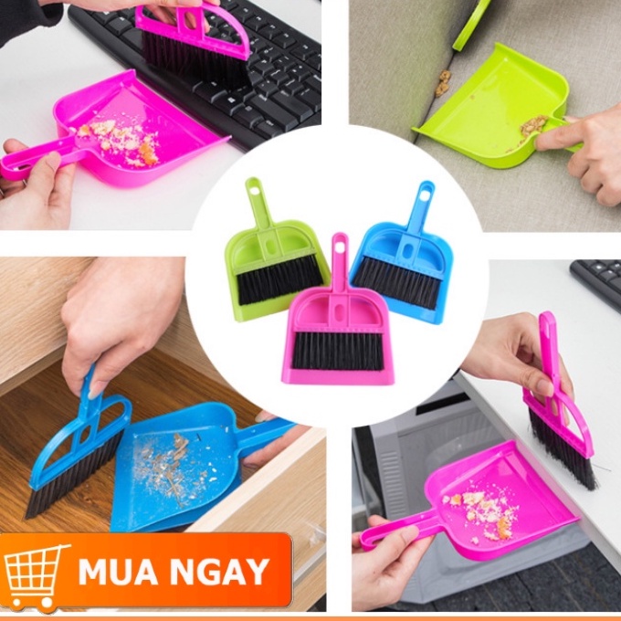 Chổi và Ki Hốt Rác Mini, Chổi Quét Bàn Mini