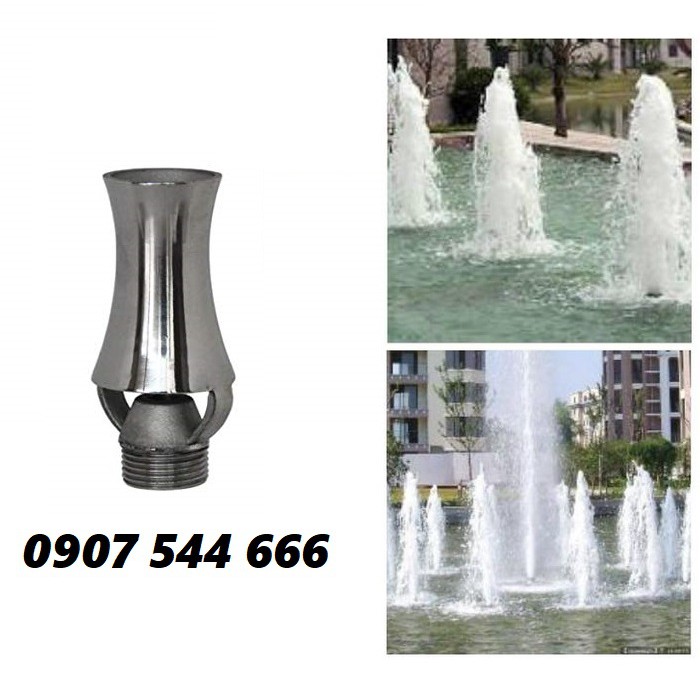 Đầu phun nước hình cây thông inox phi 21mm