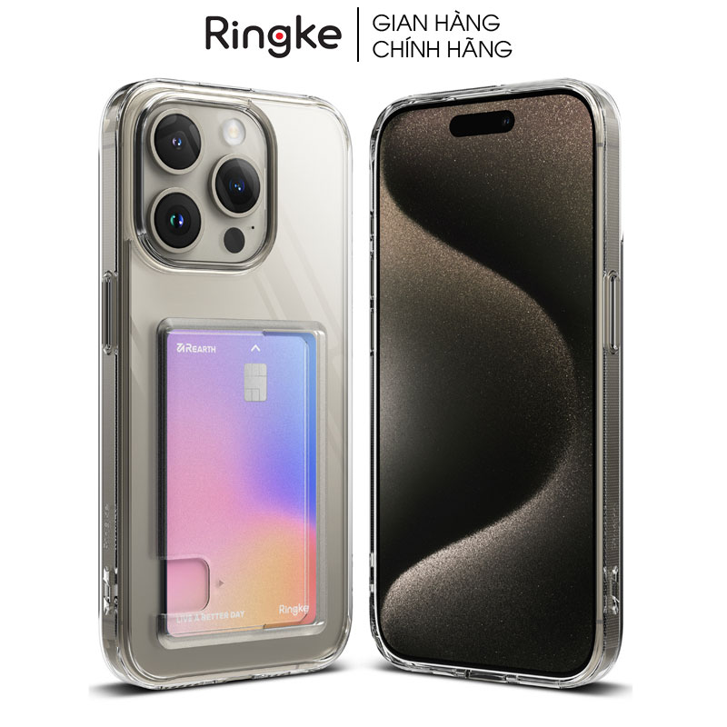 Ốp lưng iphone 15 pro max / iphone 15 pro / iphone 15 plus / iphone 15 ringke fusion card