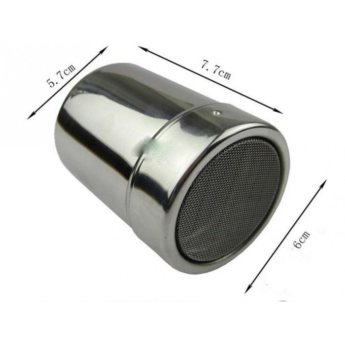 Lọ rắc bột cacao, matcha - inox