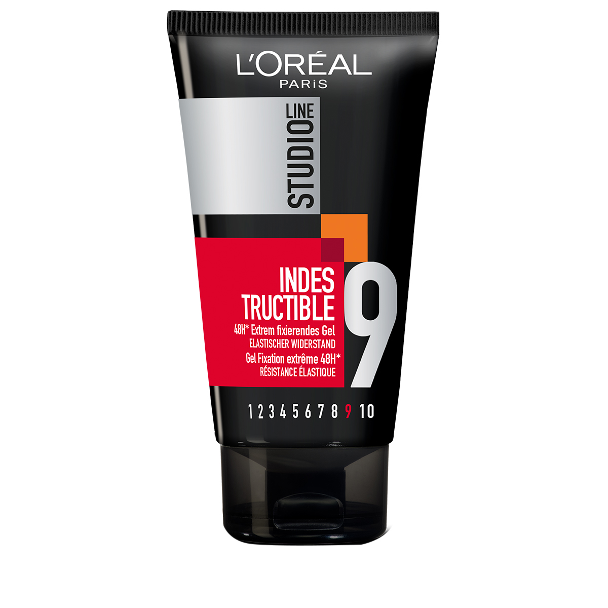 Keo vuốt tóc nam siêu cứng Loreal Studio indes Tructible số 9, gel vuốt tóc nam tạo kiểu, keo vuốt tóc nam giữ nếp tóc, 150ml
