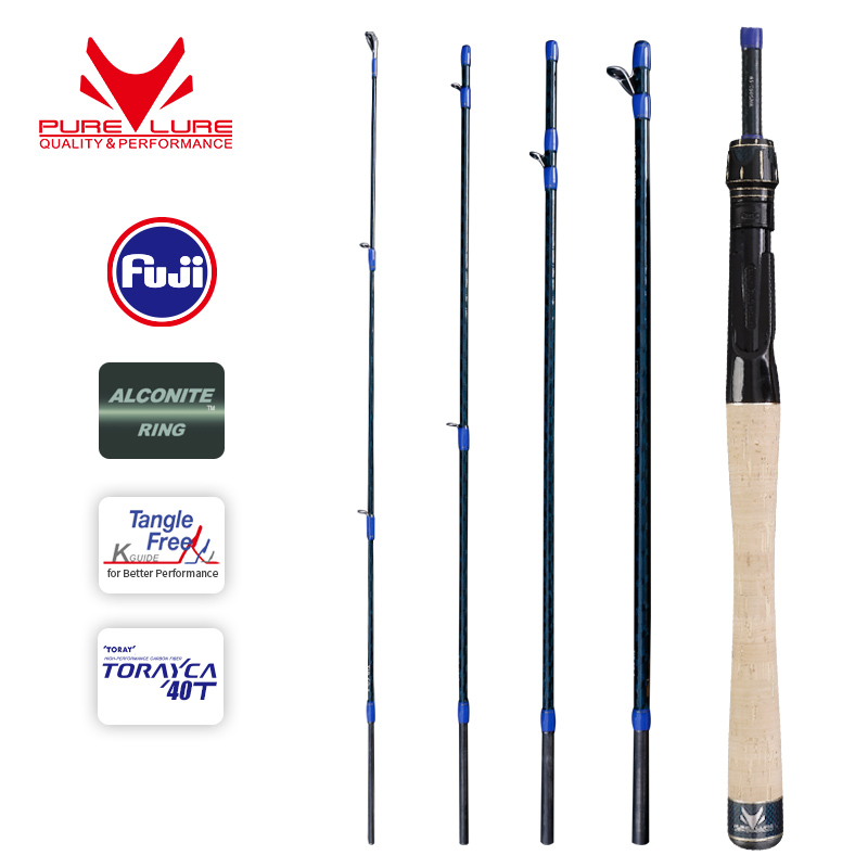 Purelure cần câu cá bass nước ngọt và nước mặn-intl