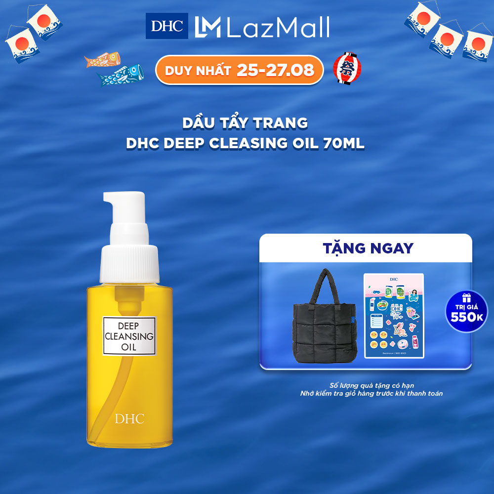 Dầu tẩy trang Olive DHC Deep Cleansing Oil làm sạch sâu, giữ ẩm cho da 70ml