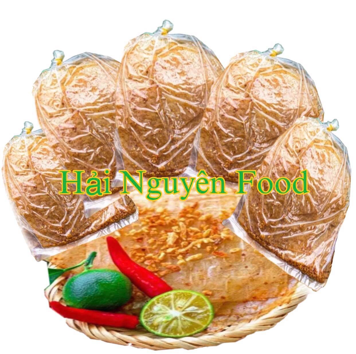 5 bịch bánh tráng muối nhuyễn tỏi phi - bánh tráng xì-ke