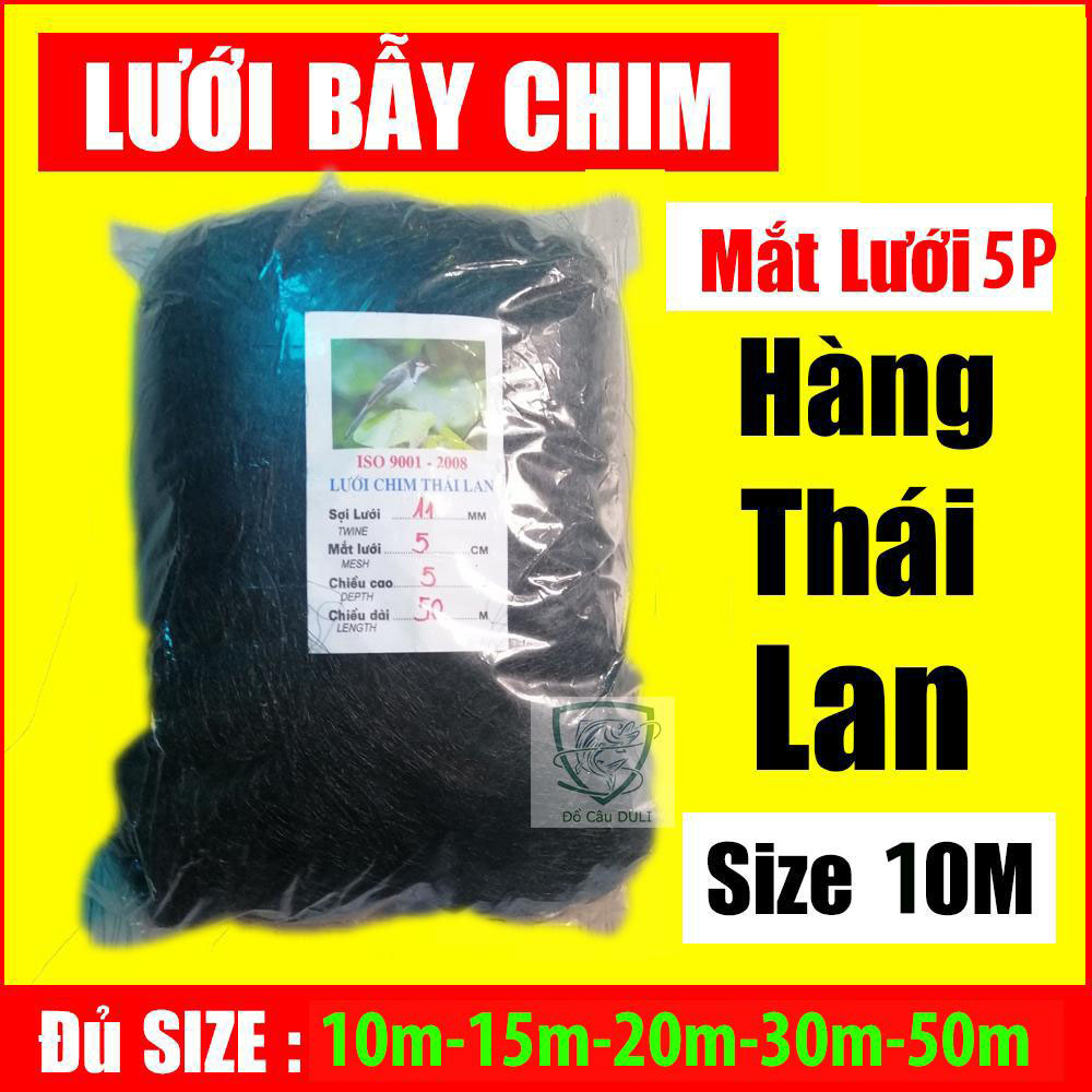 Lưới Bẫy Chim Chào Mào, Họa Mi, Chòe - Lưới Bẫy Chim Cao 5m, Dài 10m, 20m, 30m, 50m... Lưỡi Bẫy Chim Tàng Hình, Lưới Bẫy Chim