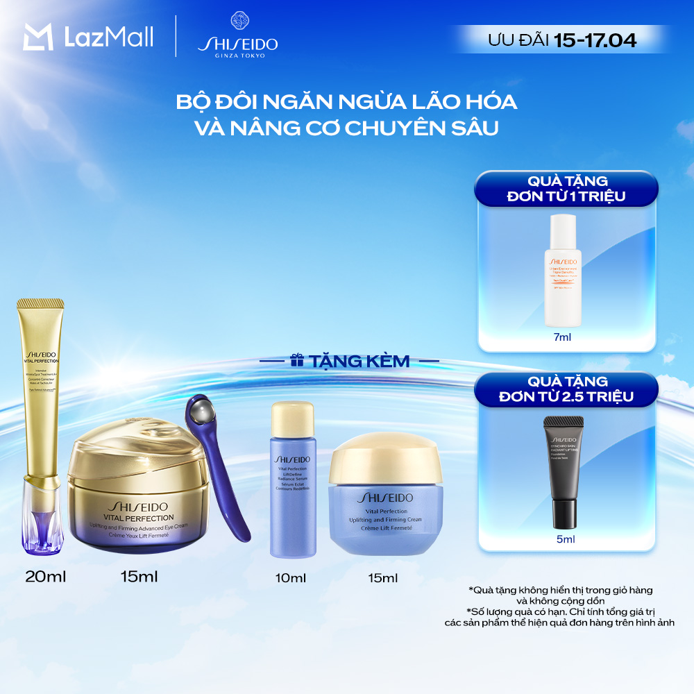 Combo SVP UPLIFTING AND FIRMING ADVANCED EYE CREAM và Kem dưỡng cải thiện nếp nhăn Intensive WrinkleSpot Treatment 20ml