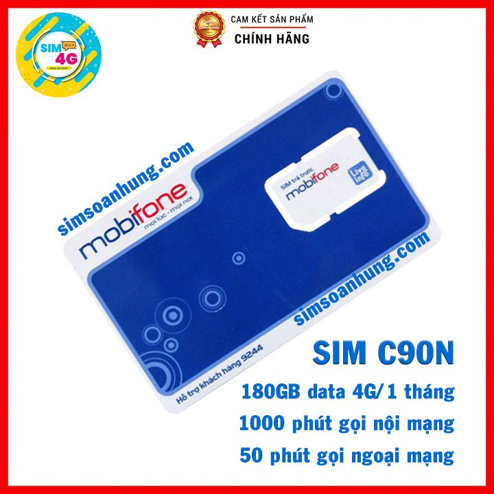 [HCM]SIM 4G MOBI C90N 120GB TẶNG THÁNG ĐẦU TIÊN
