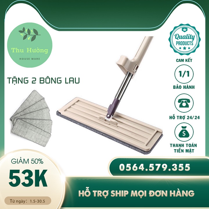 Cây Lau Nhà Thông Minh xoay 360 độ