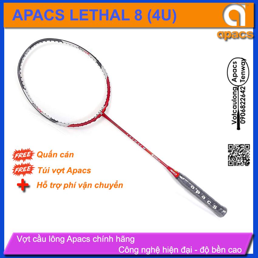 Vợt cầu lông Apacs Lethal 8 | Sắc đỏ mạnh mẽ, cân bằng công thủ