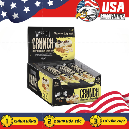 Thanh Protein Bar Warrior Crunch High Protein - 1 Bar