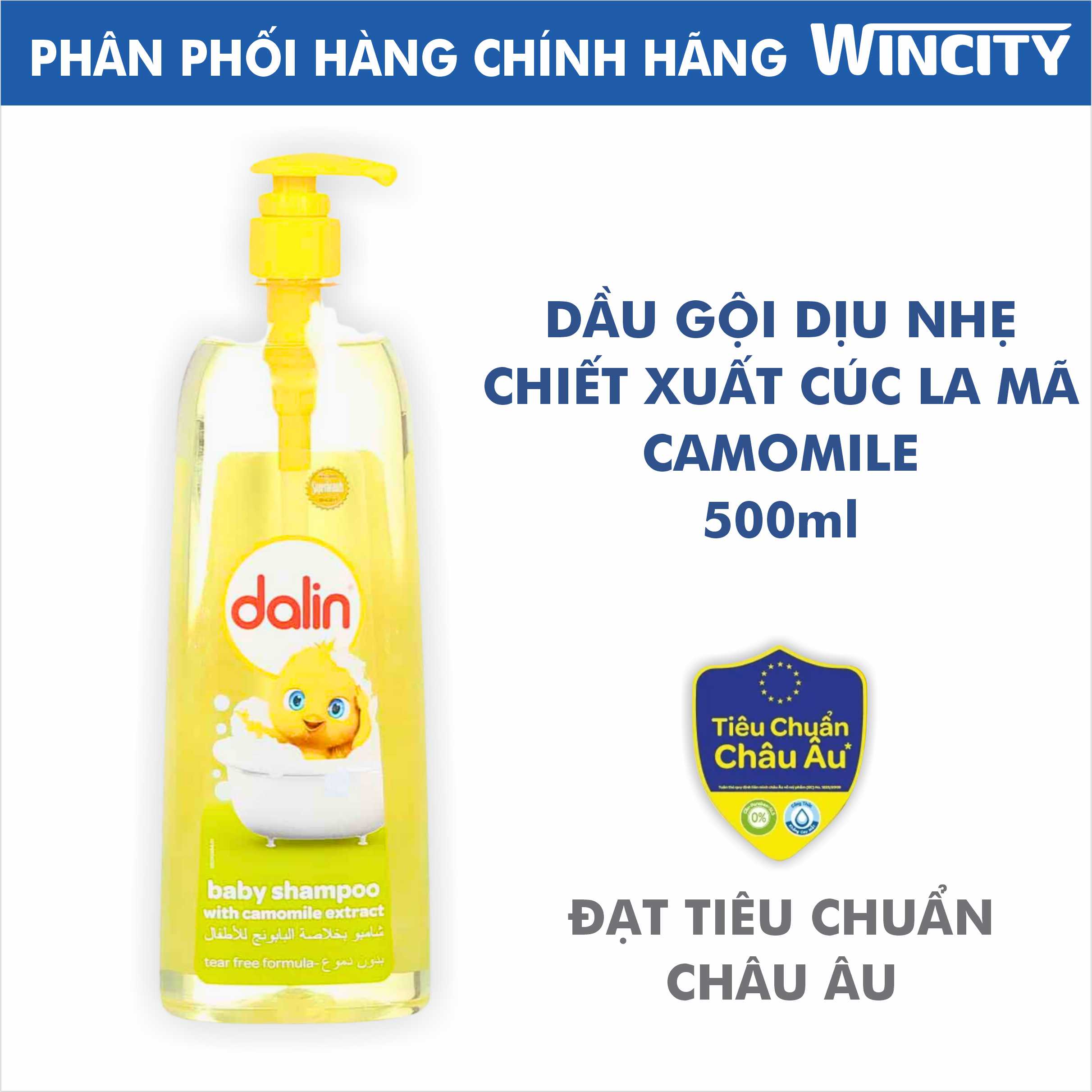 Dầu gội Trẻ em chiết xuất Cúc La Mã Camomile Dalin 500ml SX Tại Thổ Nhĩ Kì
