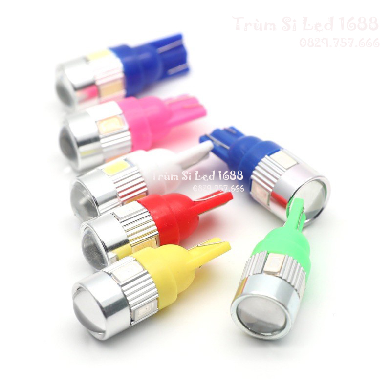 [Giá 1 Đôi] ĐÈN LED XI NHAN DEMI 6 TIM XE MÁY