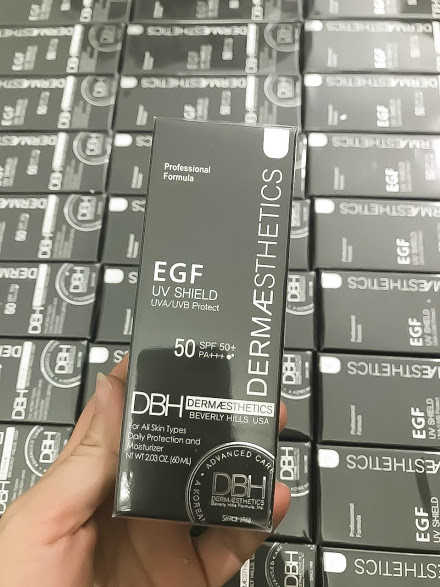 Kem chống nắng dành cho mọi loại da DBH EGF UV Shield SPF50 PA+++ (60ml) (bản Mỹ)
