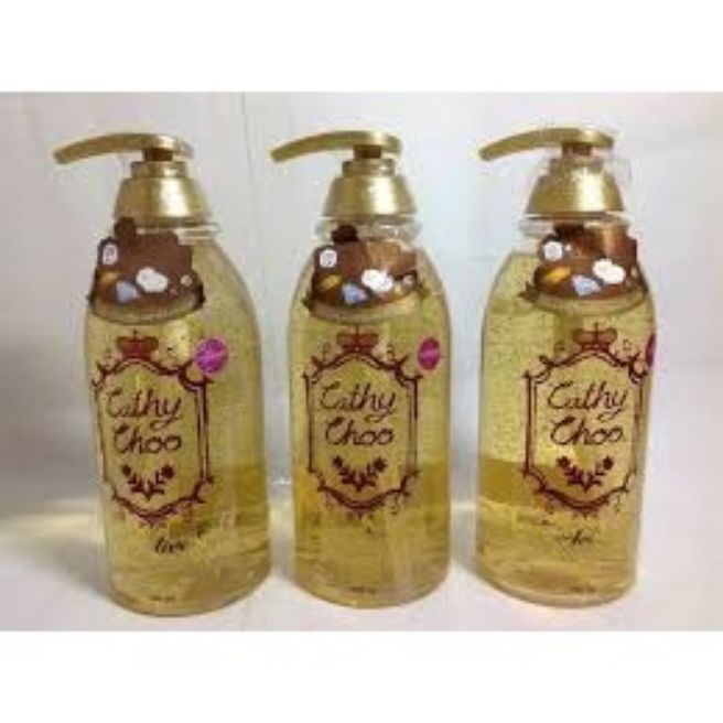 Sữa tắm vàng 24k, Cathy Choo 750ml, dưỡng trắng da từ vàng