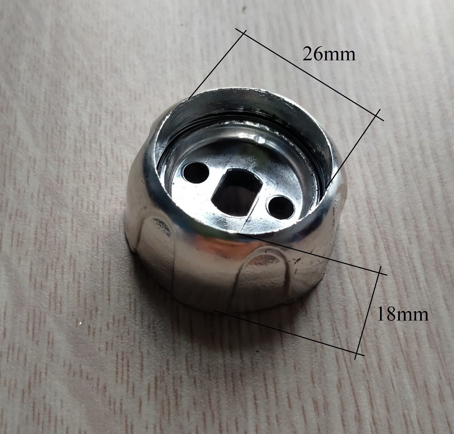 6 Cái Patch Gài Thanh Treo Tủ Quần Áo Tròn Phi 26mm Giá Đỡ Thanh Tròn Bát Đỡ Thanh Treo Tủ Áo