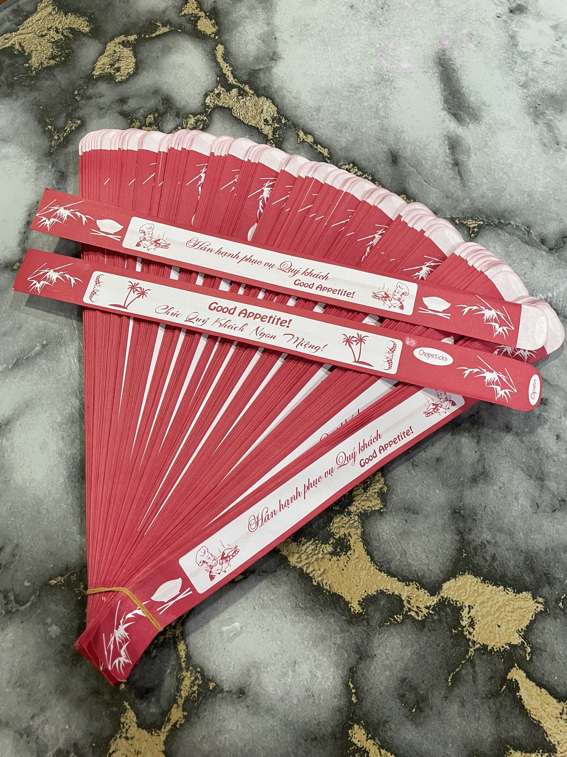 Combo 1000 bao đũa giấy in sẵn