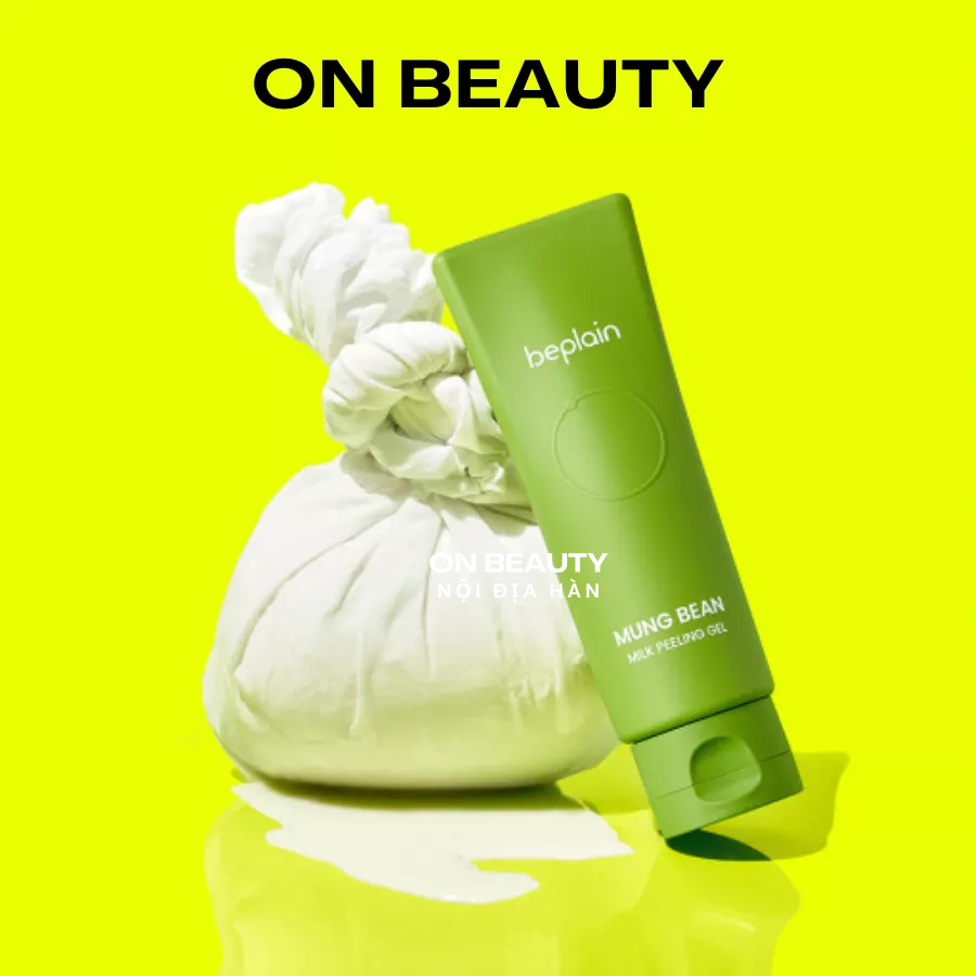 Tẩy da chết beplain Mung Bean Milk Peeling Gel nội địa 120ml