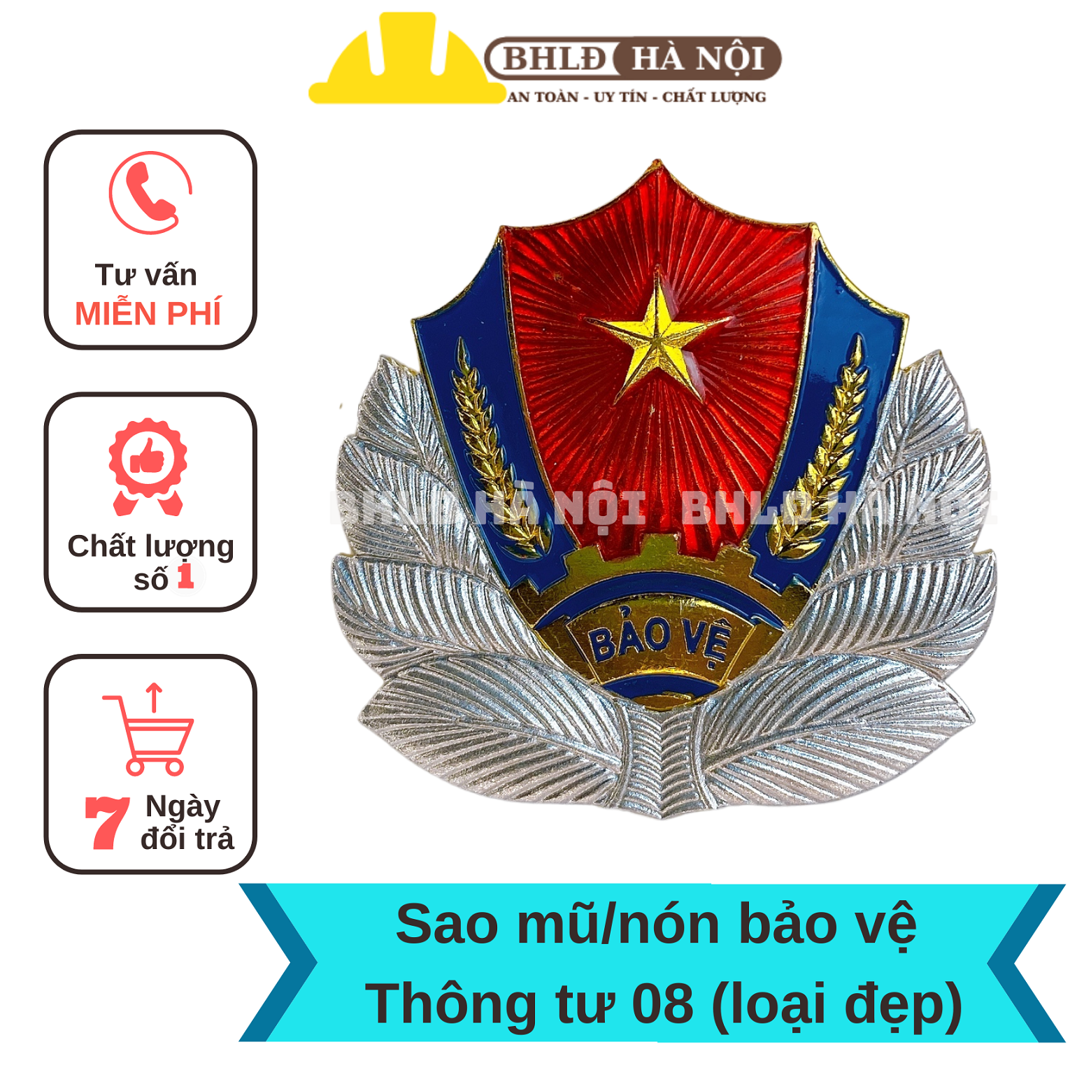 Sao mũ/nón bảo vệ thông tư 08