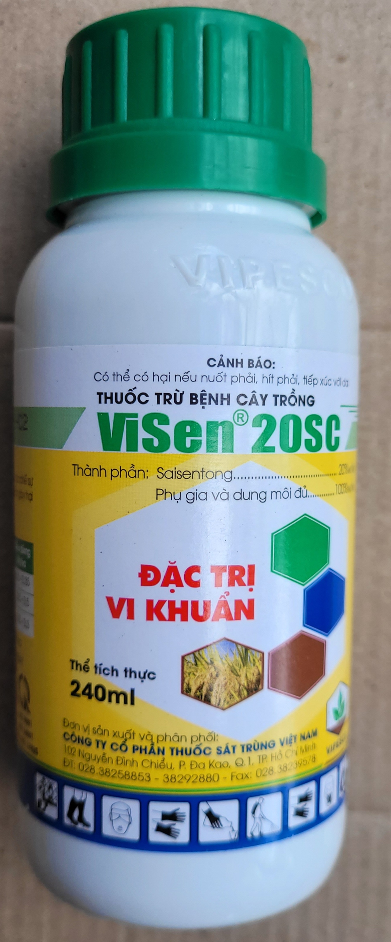 Thuốc trừ bệnh vi khuẩn Visen 20SC 240ml Vipesco