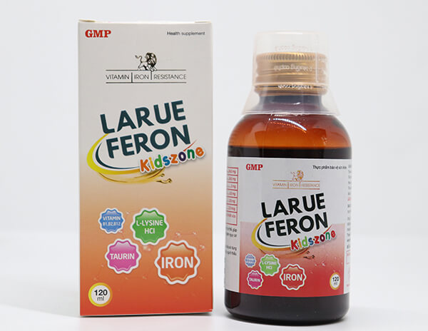 Sirô Larue Feron bổ sung Lysin và các vitamin cho cơ thể, giúp ăn ngon miệng, giúp cơ thể phát triển khỏe mạnh.