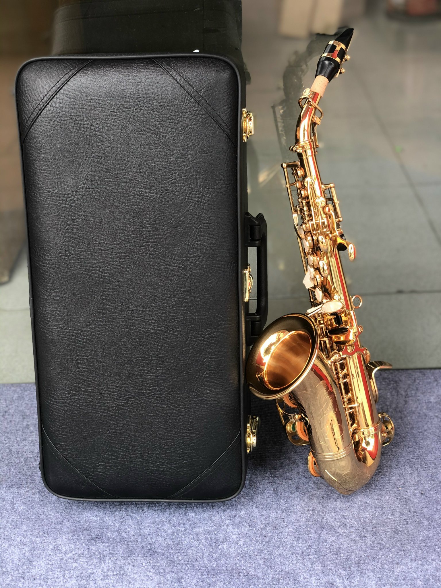 Kèn saxophone soprano cong Yamaha MK-008