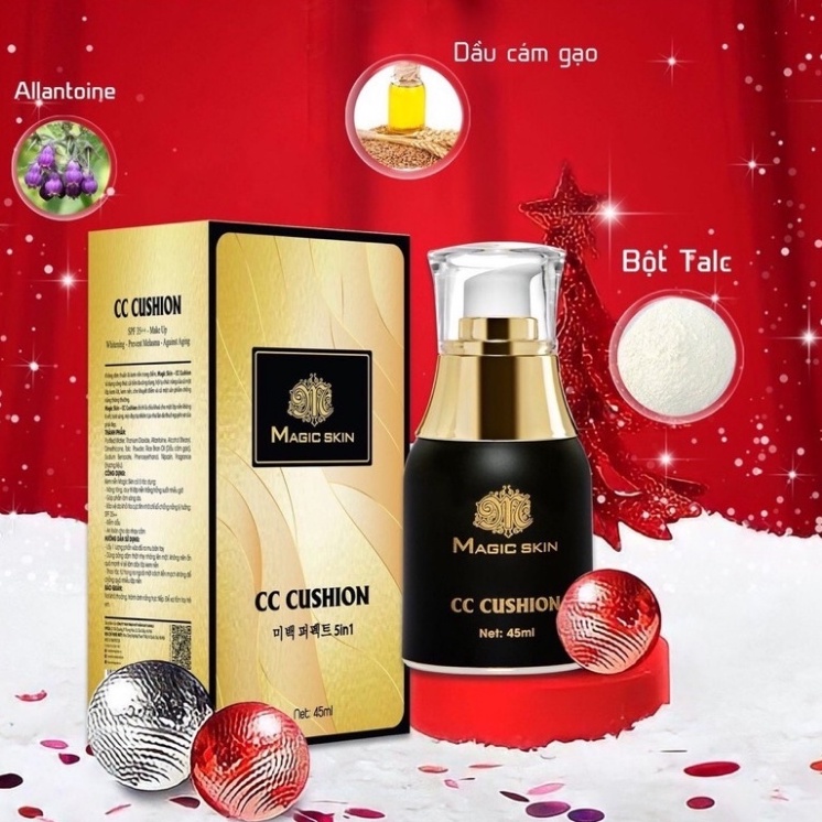 CC Cushion 5in1 MAGIC SKIN 👍 Kem nền chống nắng dưỡng trắng che khuyết điểm
