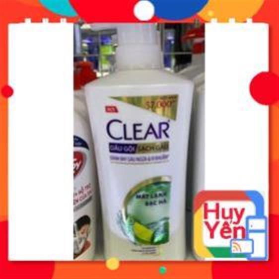 Dầu gội clear mát lạnh bạc hà mẫu mới