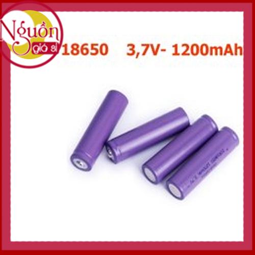 Pin sạc dự phòng 18650 1200mah 3.7v