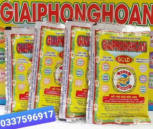 XỔ ĐỘC GAN - GIẢI PHONG HOÀN GOLD - HỔ TRỢ GIẢI ĐỘC GAN - NHUẬN TRÀNG - NGỪA TÁO BÓN