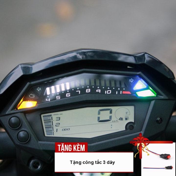 TẶNG NGAY CÔNG TẮC CHUYỂN ĐỔI 3 DÂY - [NHANH TAY NÀO MUA HÀNG TẶNG QUÀ LUÔN] Đồng hồ điện tử xe máy T1000 gắn các loại xe máy