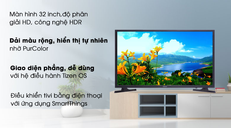 Smart tivi samsung 32 inch ua32n4300 wifi, youtube