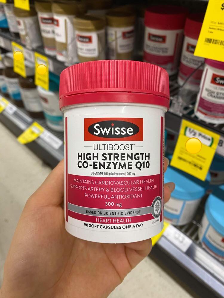 Bổ tim swisse coq10 high strength co enzyme q10 300mg