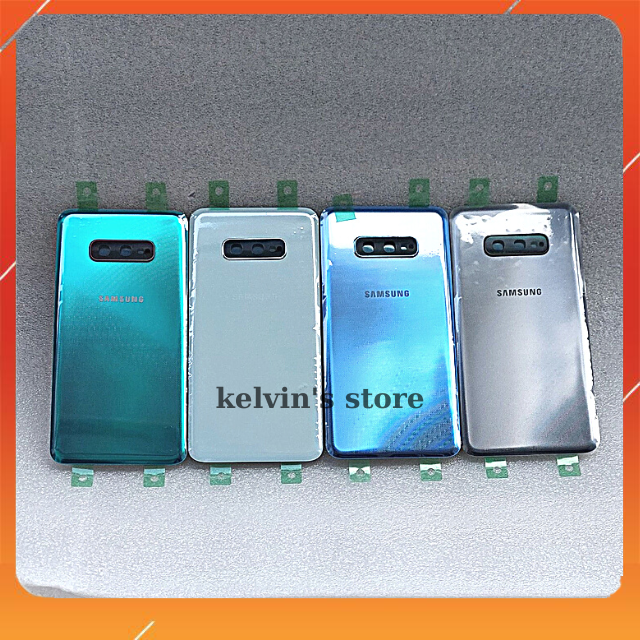 Vỏ nắp lưng điện thoại samsung s10 e kèm kính camera,mới 100%.