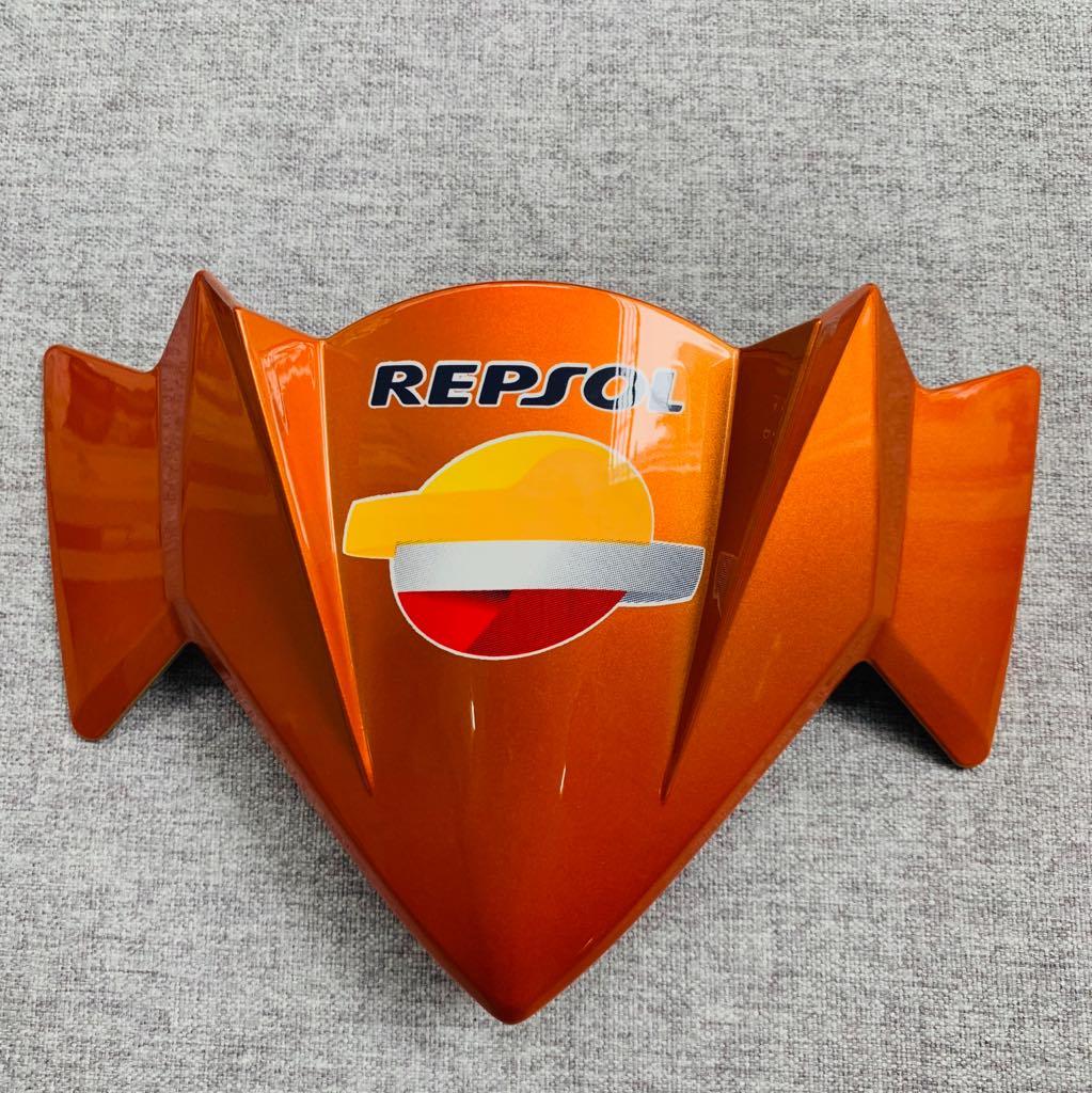 Mão trang trí xe WINNER 150, ốp đầu đèn xe bao ngầu (MÀU CAM)