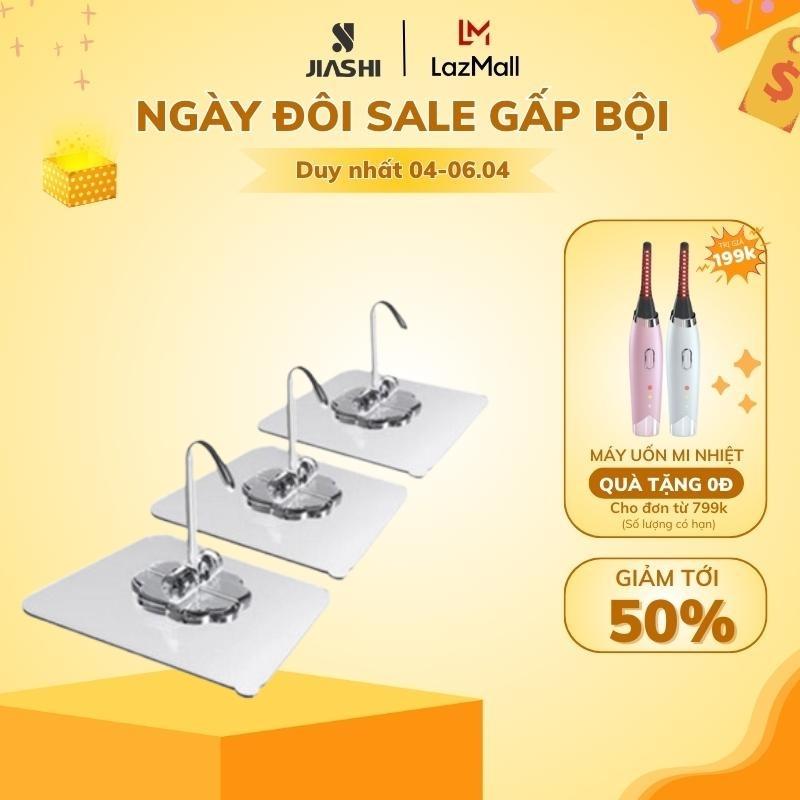Bộ 10 móc dán tường chịu lực trong suốt siêu dính 6x6cm - Móc Treo tiện ích cho các gia đình MTT01