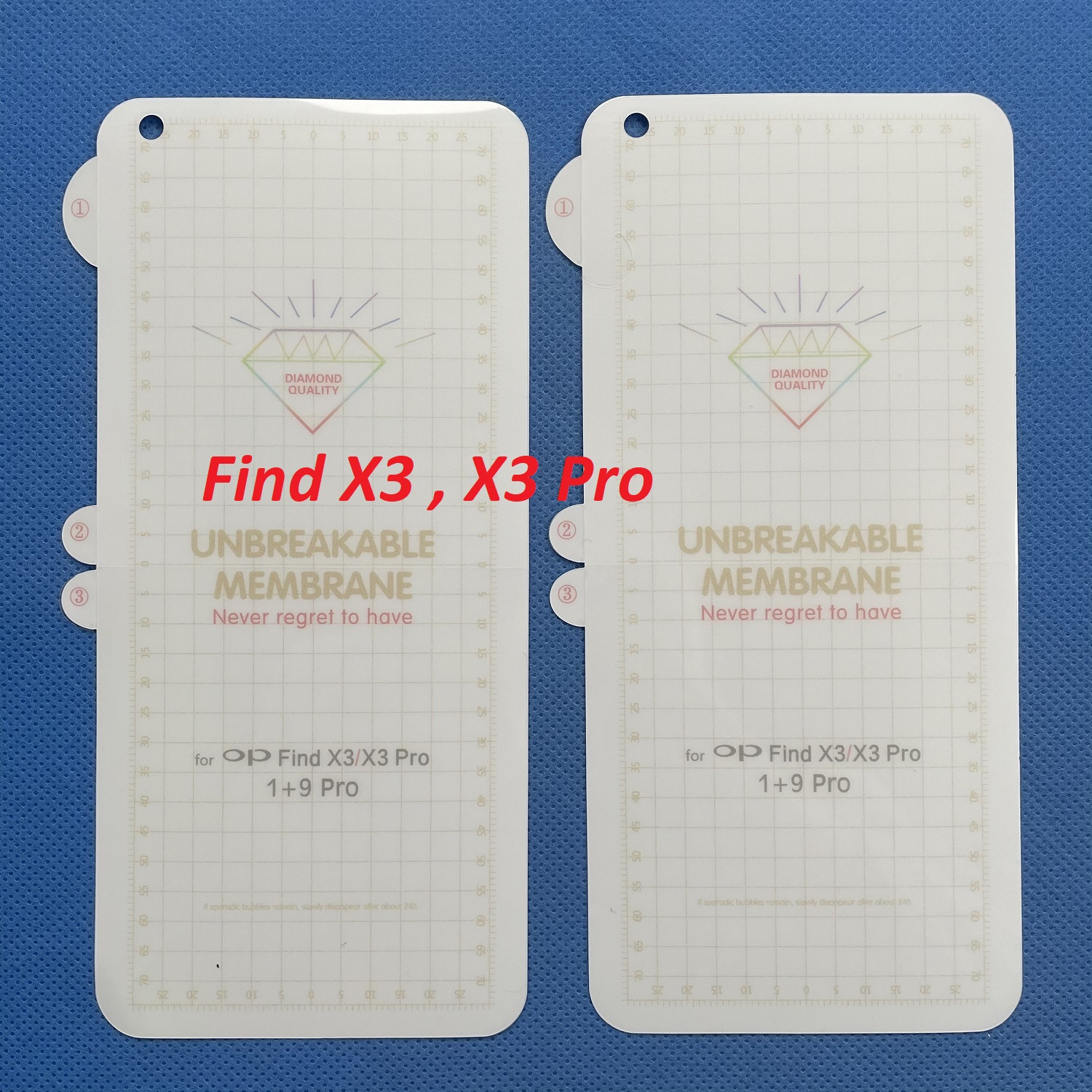 Bộ 2  miếng dán dẻo PPF mặt trước cho Find X3 , X3 Pro + tặng gạt dán