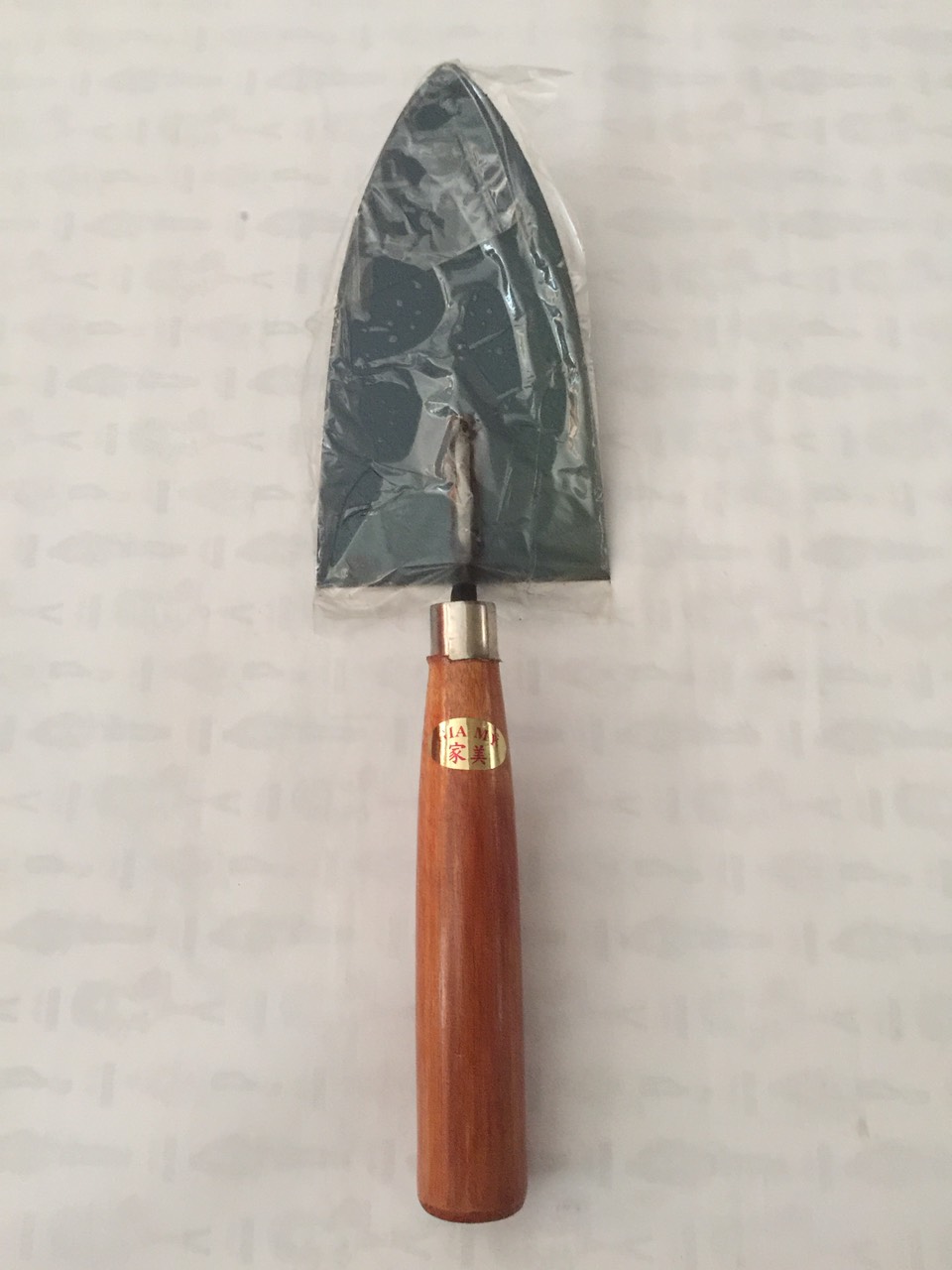 [HCM]Bay xây ( dụng cụ thi công xây dựng ) Lưỡi Thép xanh Cán Gỗ 33x10cm.GIA MỸ