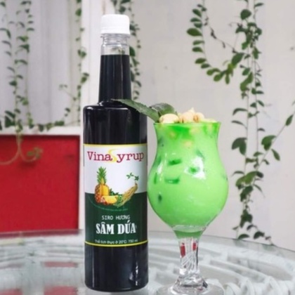 Siro sâm dứa vina syrup - chai 700ml
