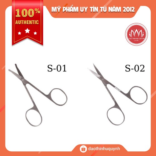 Kéo tỉa mũi - lông mày vacosi hàn quốc các kiểu đầu cong - nhọn - thẳng s01/s02