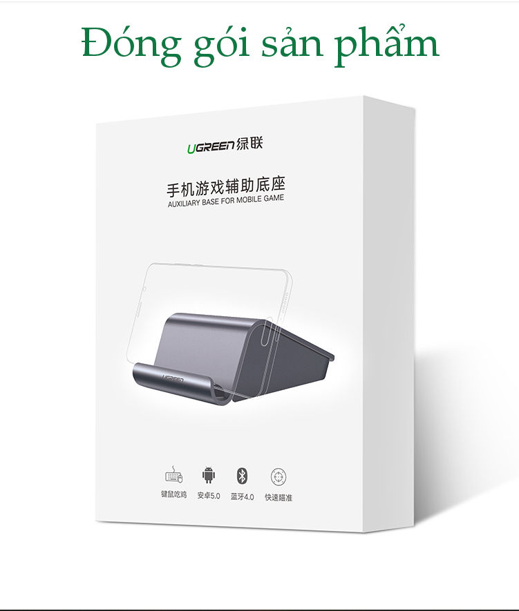 Giá đỡ điện thoại kèm Hub USB 2.0 2 cổng hỗ trợ OTG, Bluetooth 4.0 UGREEN CM214 50924 - Hàng chính hãng Giá đỡ điện thoại kèm Hub USB 2.0 2 cổng hỗ trợ OTG, Bluetooth 4.0 UGREEN CM214 50924 - Hàng chính hãng