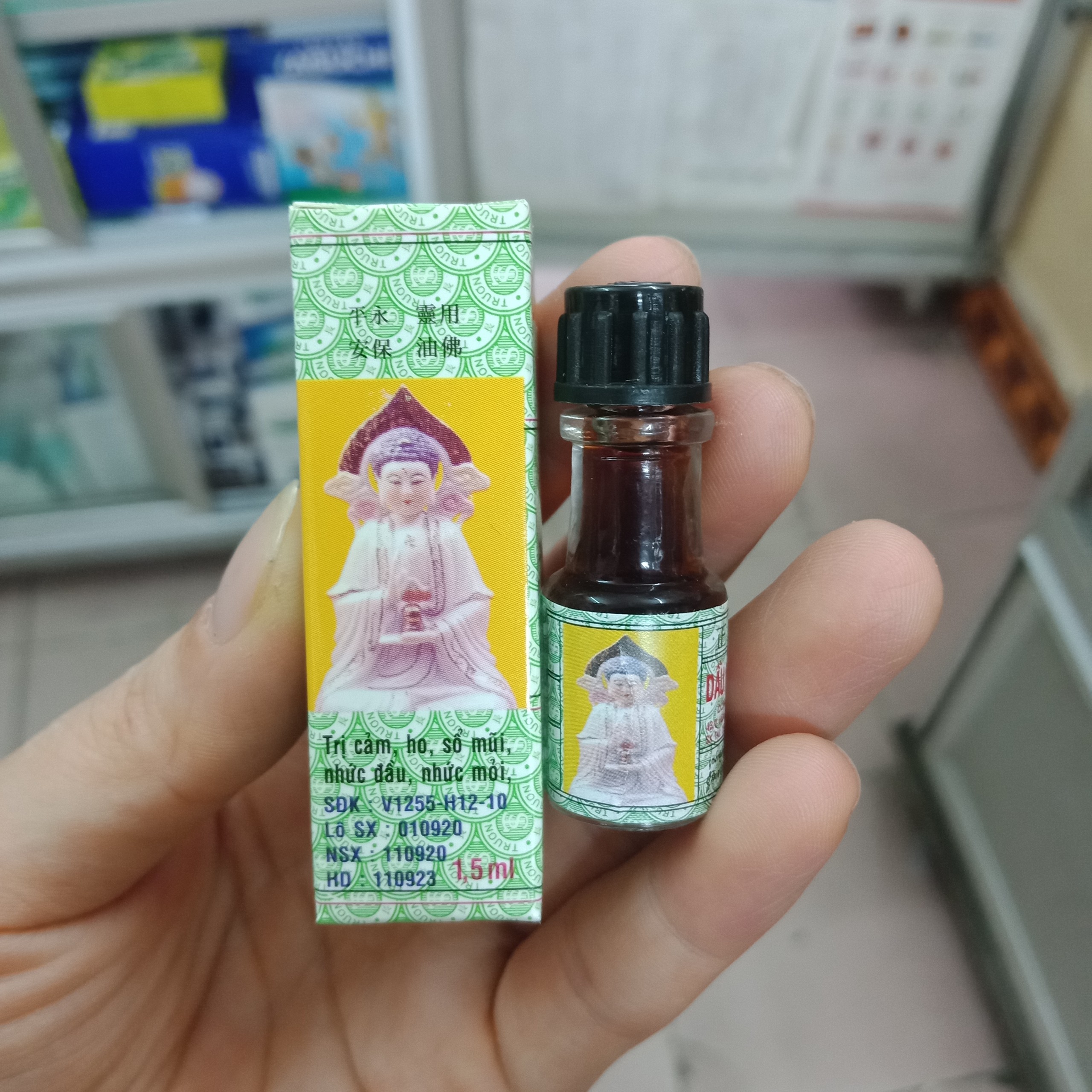 Dầu phật linh trường sơn lọ 1,5ml