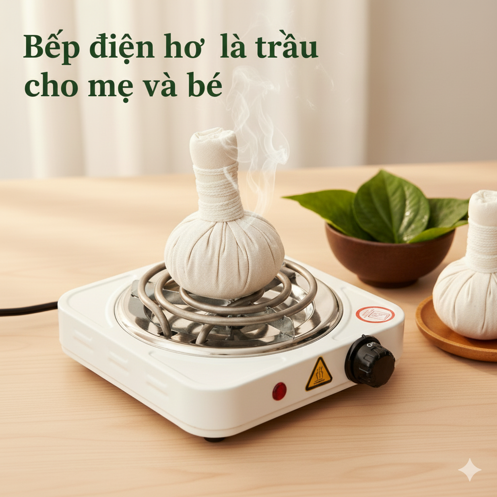 Bếp mini 1000W- Bếp Điện hơ lá trầu -hơ cho bé và mẹ-nấu nướng đồ ăn Siêu Tiết Kiệm loại tốt HÀNG LOẠI 1