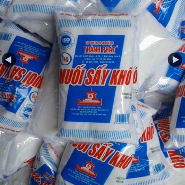 Muối sấy khô, muối sấy gói 500 gram
