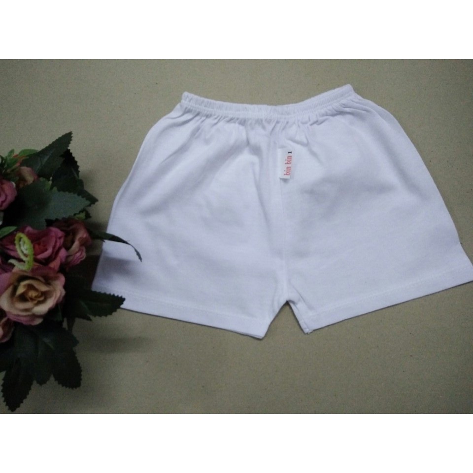 Quần sơ sinh cotton ngắn+