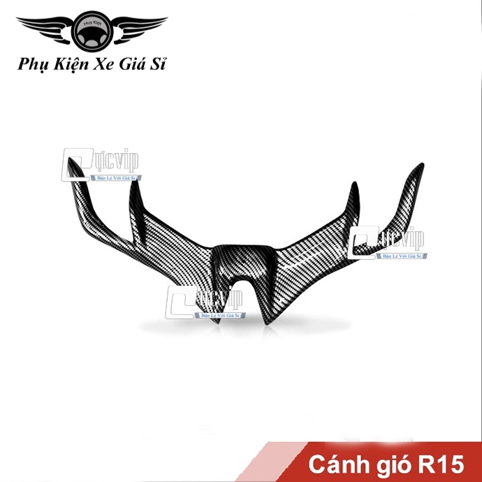 Cánh Gió Trước Carbon Cho Xe Yamaha R15 V2 V3 MS1967