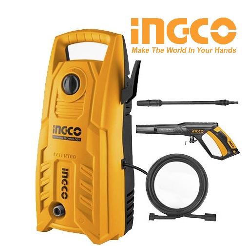 Máy xịt rửa áp lực đa năng 1400w 130bar 1900psi ingco hpwr14008