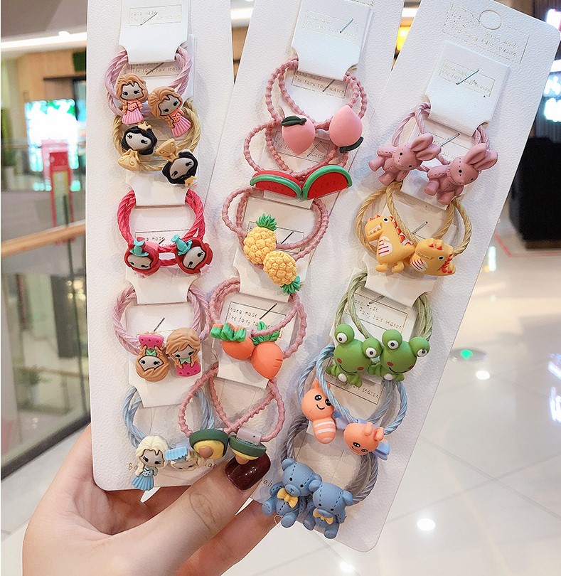 Set 10 dây cột tóc cho bé dễ thương ctte-06.