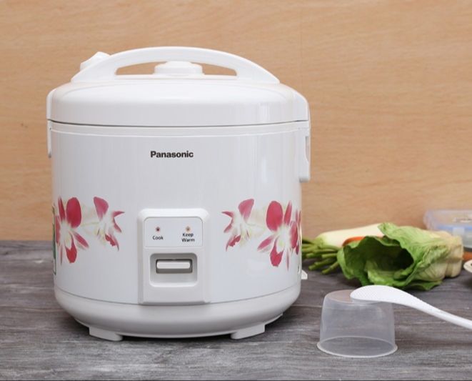 Nồi cơm điện Panasonic 1.8 lít SR-MVN187HRA Trưng Bày Mẫu SX Malaysia Lòng nồi hợp kim nhôm tráng men chống dính bền tốt, dễ vệ sinh.- Bảo Hành 12 tháng
